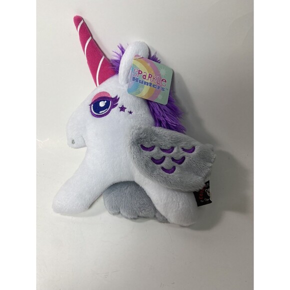Gund Sparkle Hunters White Unicorn Horse Plush Stuffed Animal NWTs - Picture 3 of 4
